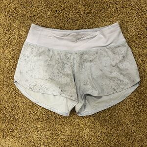 Women's Lululemon speckled periwinkle Athletic Shorts